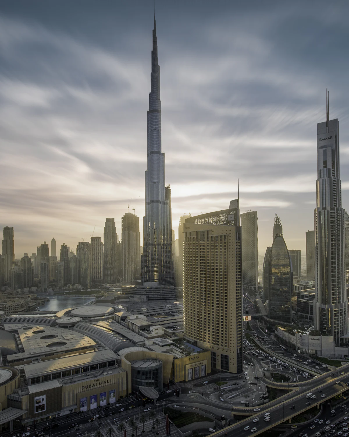 Burj Khalifa and downtown Dubai