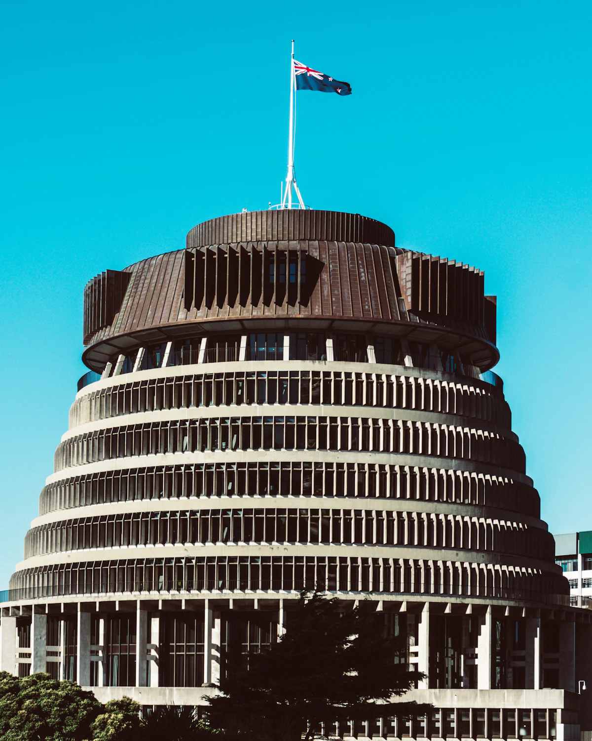The Beehive, Parliament of New Zealand, Wellington